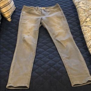 Athleta grey jeans size 6